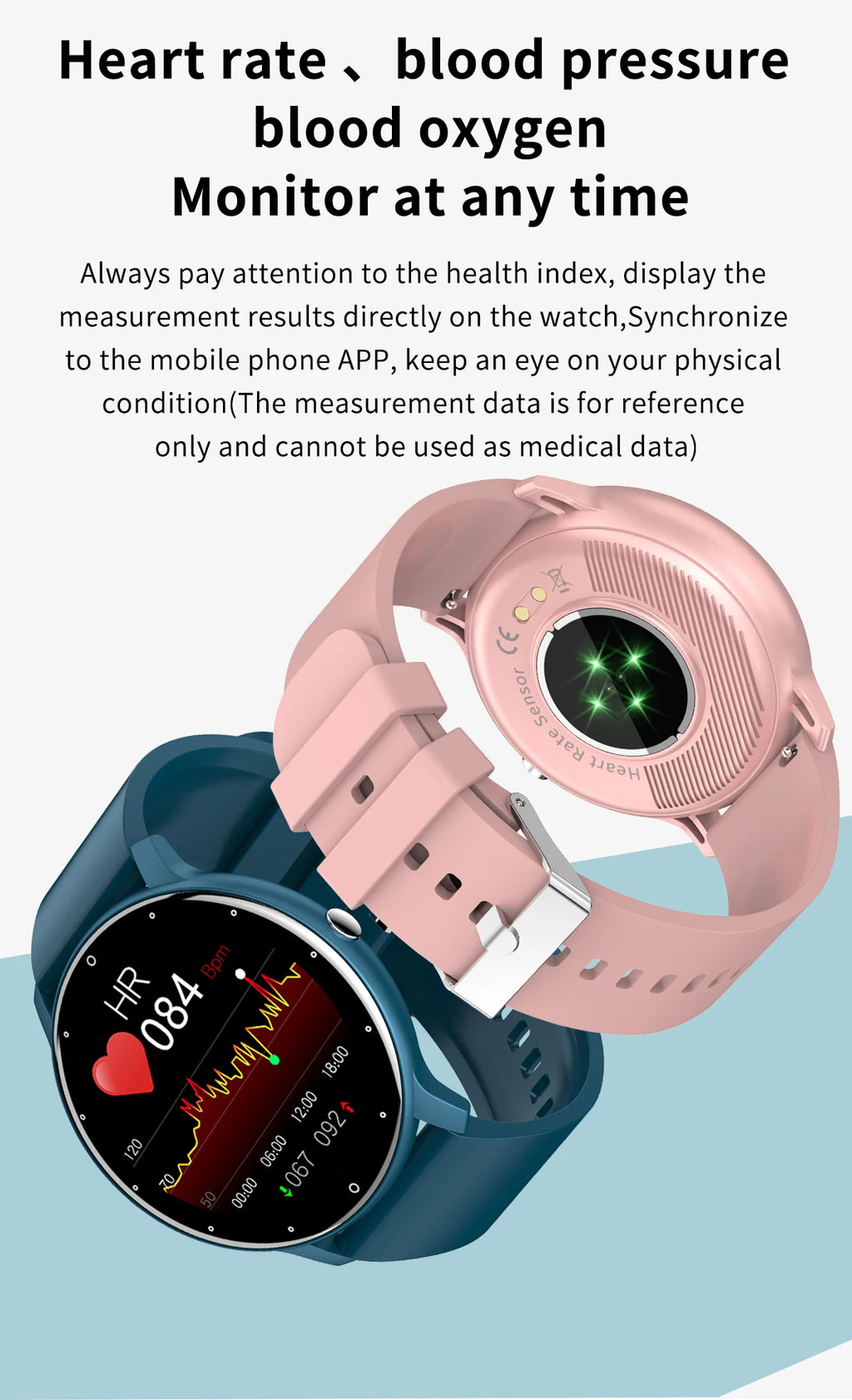 NexWatch LIGE Sport - Montre Connectée Femme Étanche avec Météo en Temps Réel