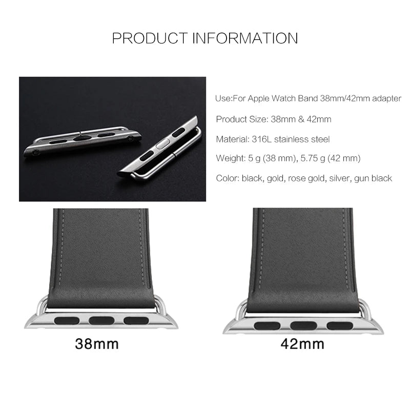 Adaptateurs de Bracelet NexWatch - Lot de 10 - Apple Watch 38 à 45 mm