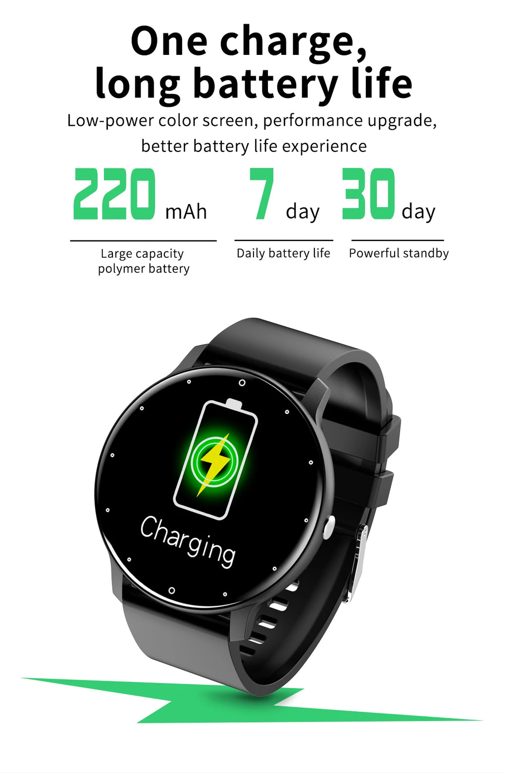 NexWatch LIGE Sport - Montre Connectée Femme Étanche avec Météo en Temps Réel