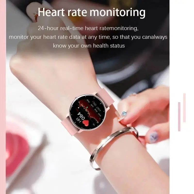 NexWatch LIGE Sport - Montre Connectée Femme Étanche avec Météo en Temps Réel