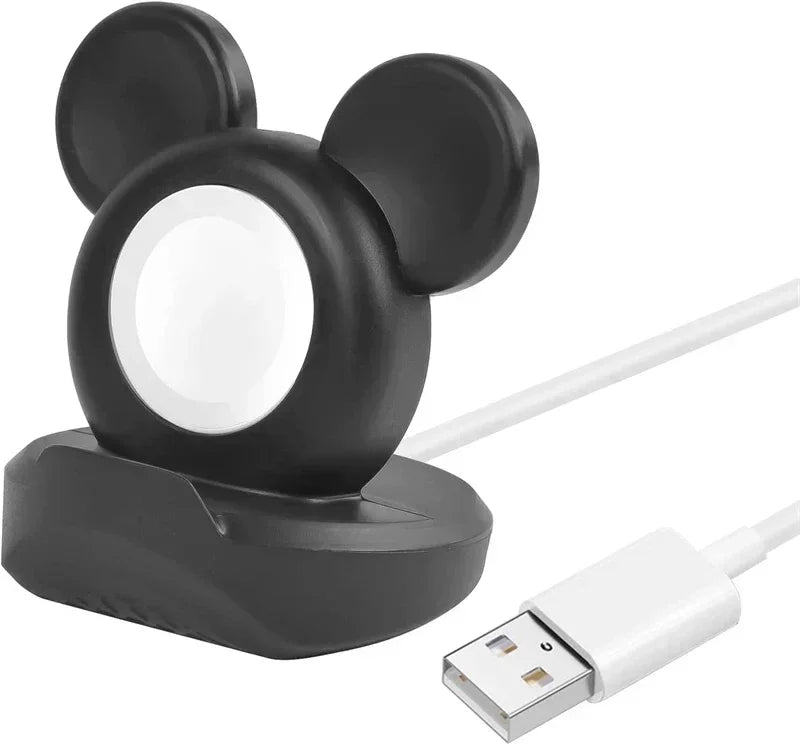 Station de Charge Silicone NexWatch - Apple Watch Série 2 à 10 & Ultra