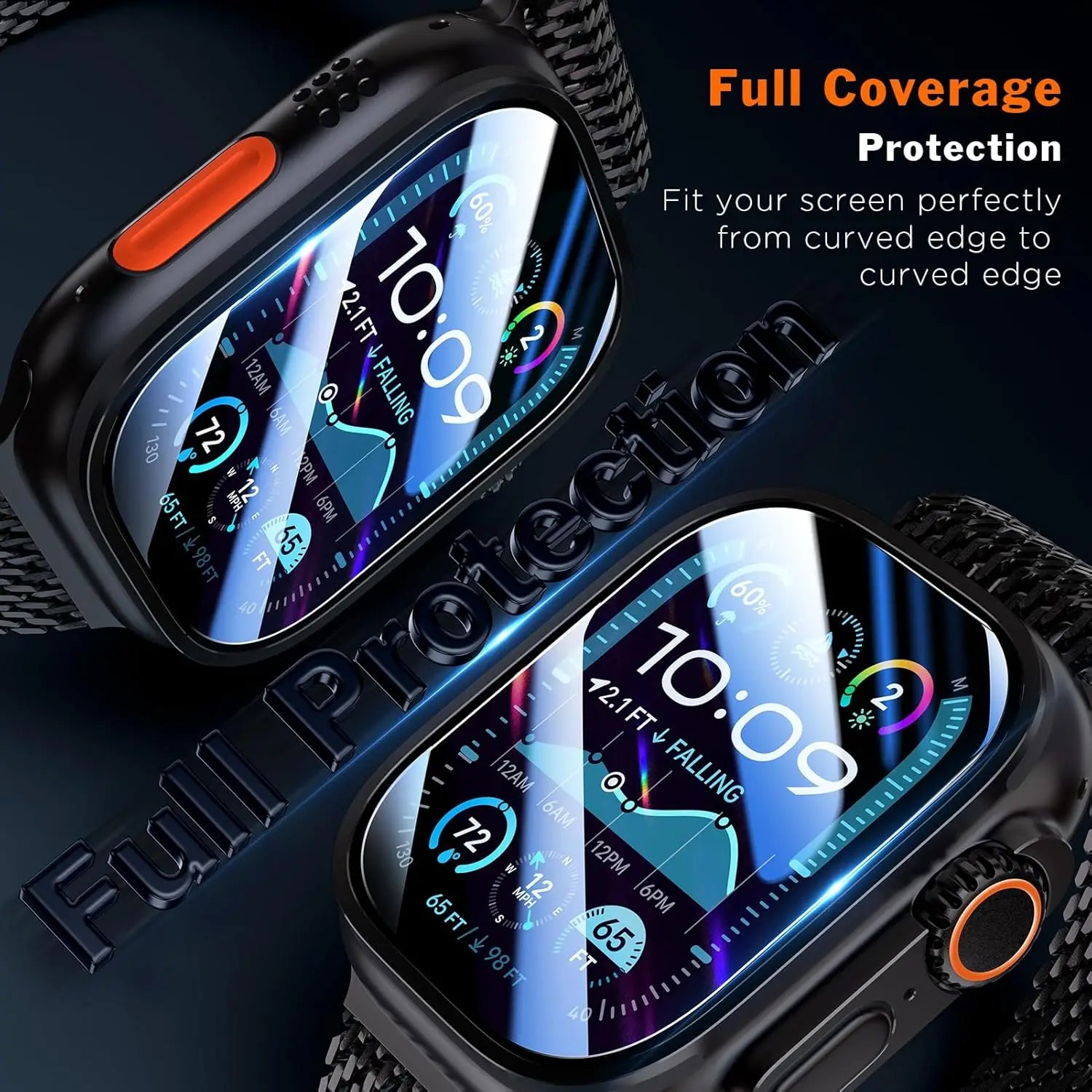 Verre Trempé NexWatch avec Outil de Pose - Apple Watch Ultra 1/2/3 49 mm