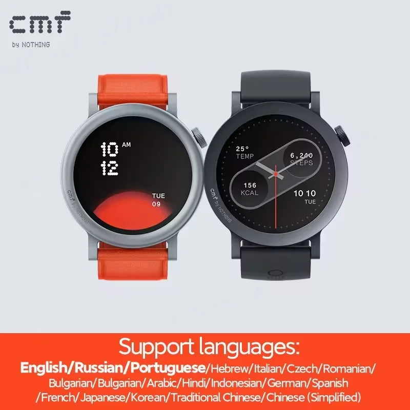 CMF Watch Pro 2 - Montre Connectée AMOLED 1,32" GPS Bluetooth 5.3