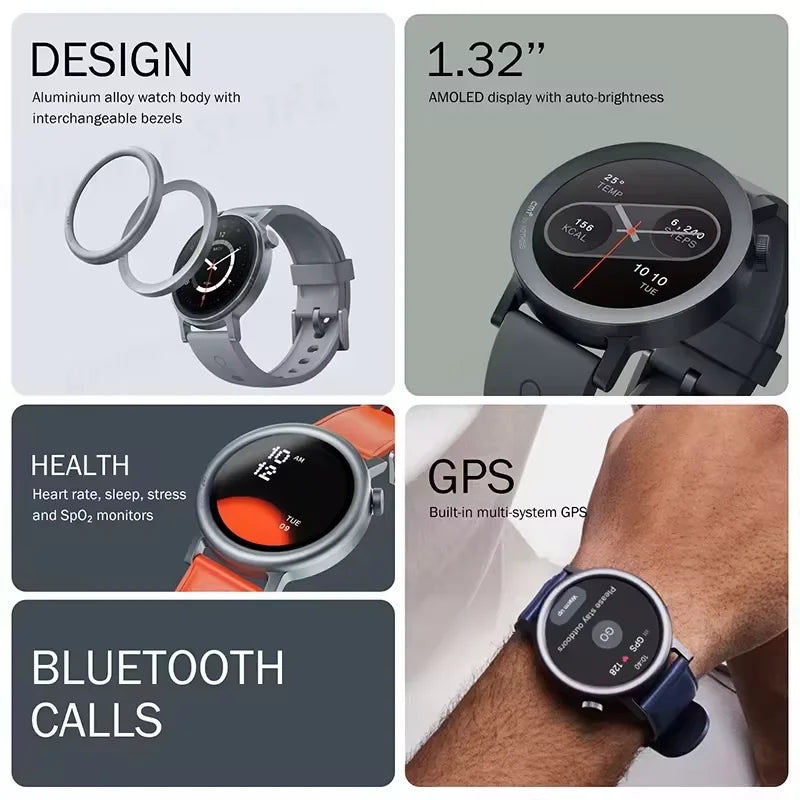 CMF Watch Pro 2 - Montre Connectée AMOLED 1,32" GPS Bluetooth 5.3
