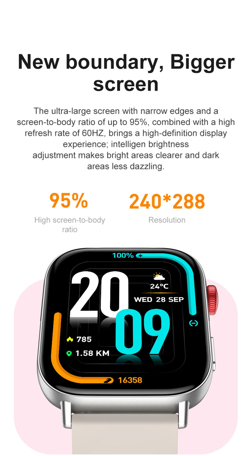 NexWatch C8 Max - Montre Connectée 1,93" HD Appels Bluetooth & Suivi Santé