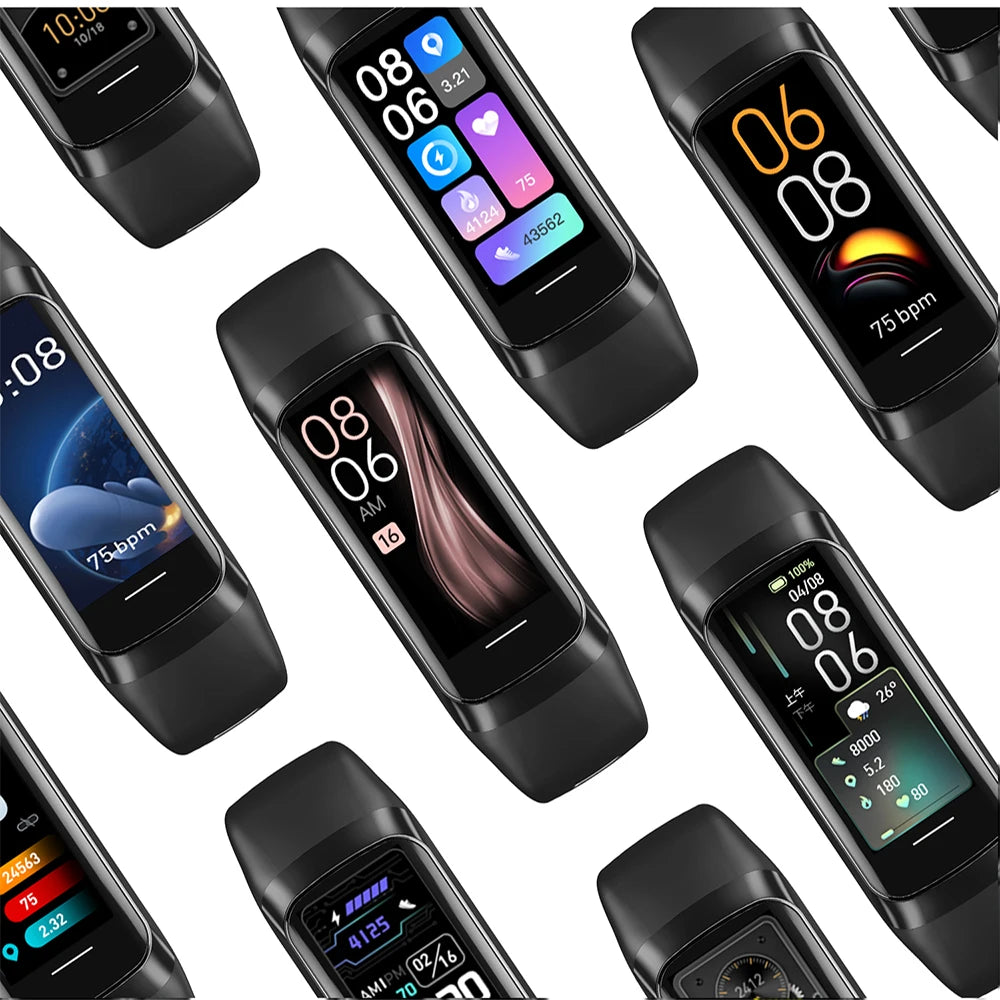 NexWatch C60 AMOLED - Montre Connectée Température Corporelle & Sport 3ATM