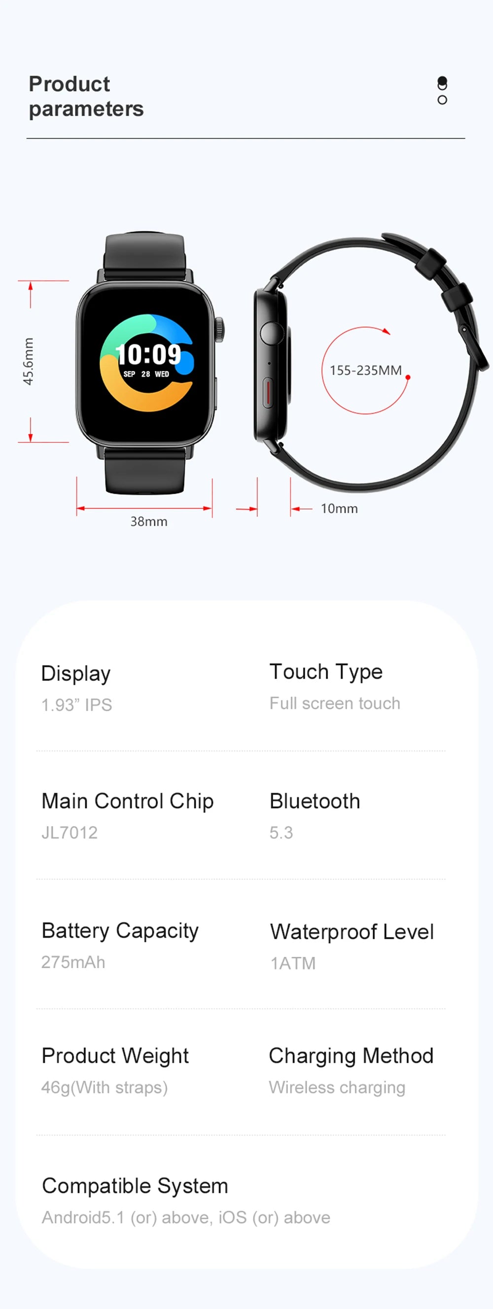 NexWatch C8 Max - Montre Connectée 1,93" HD Appels Bluetooth & Suivi Santé