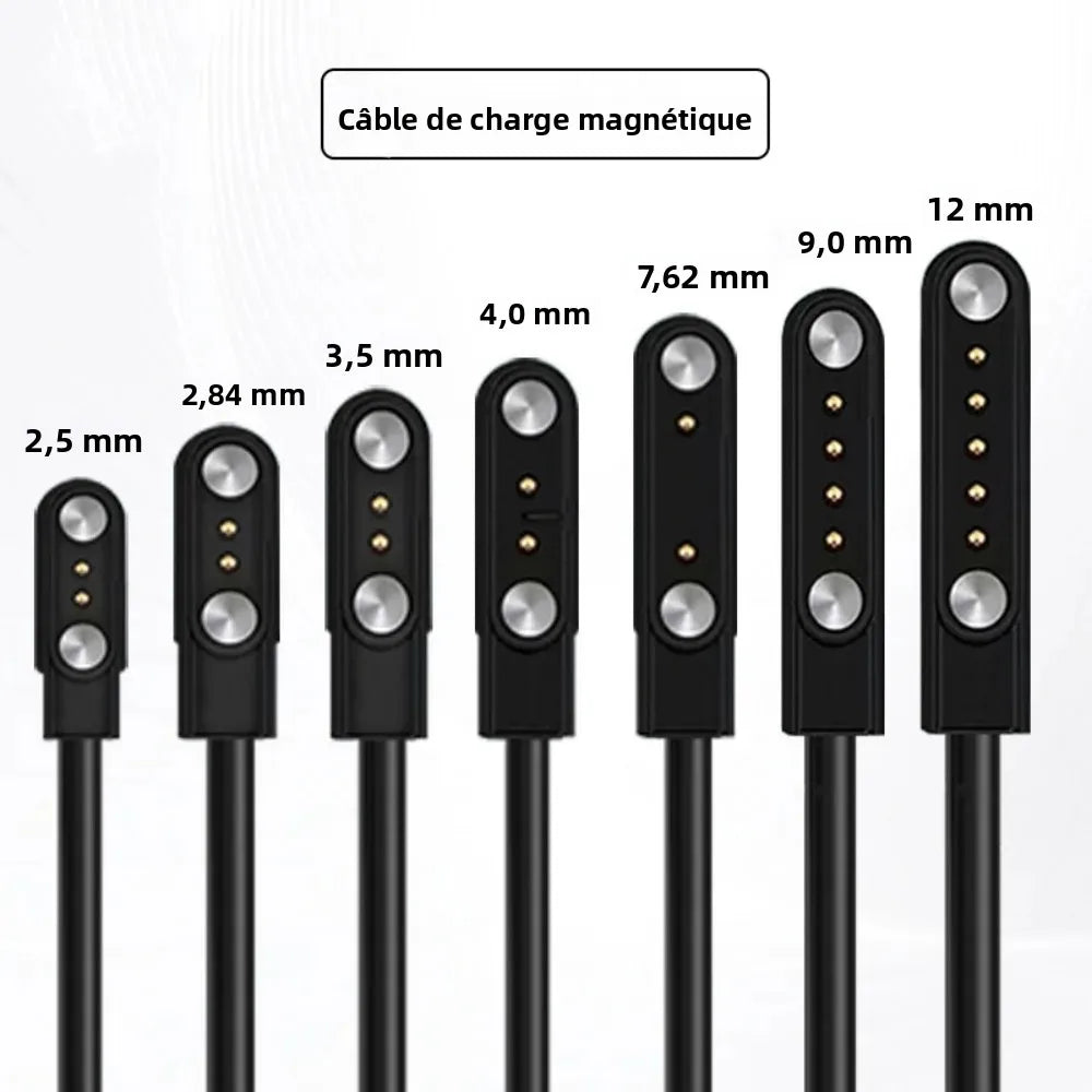 Câble de Charge Magnétique Universel NexWatch - 2 & 4 Broches