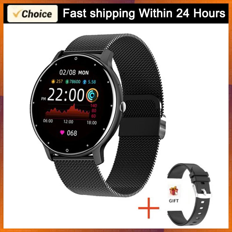 NexWatch LIGE Sport - Montre Connectée Femme Étanche avec Météo en Temps Réel