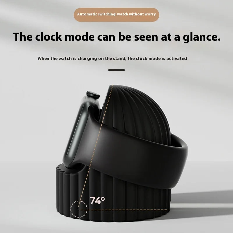 Support de Charge Silicone NexWatch - Apple Watch Série 2 à 11