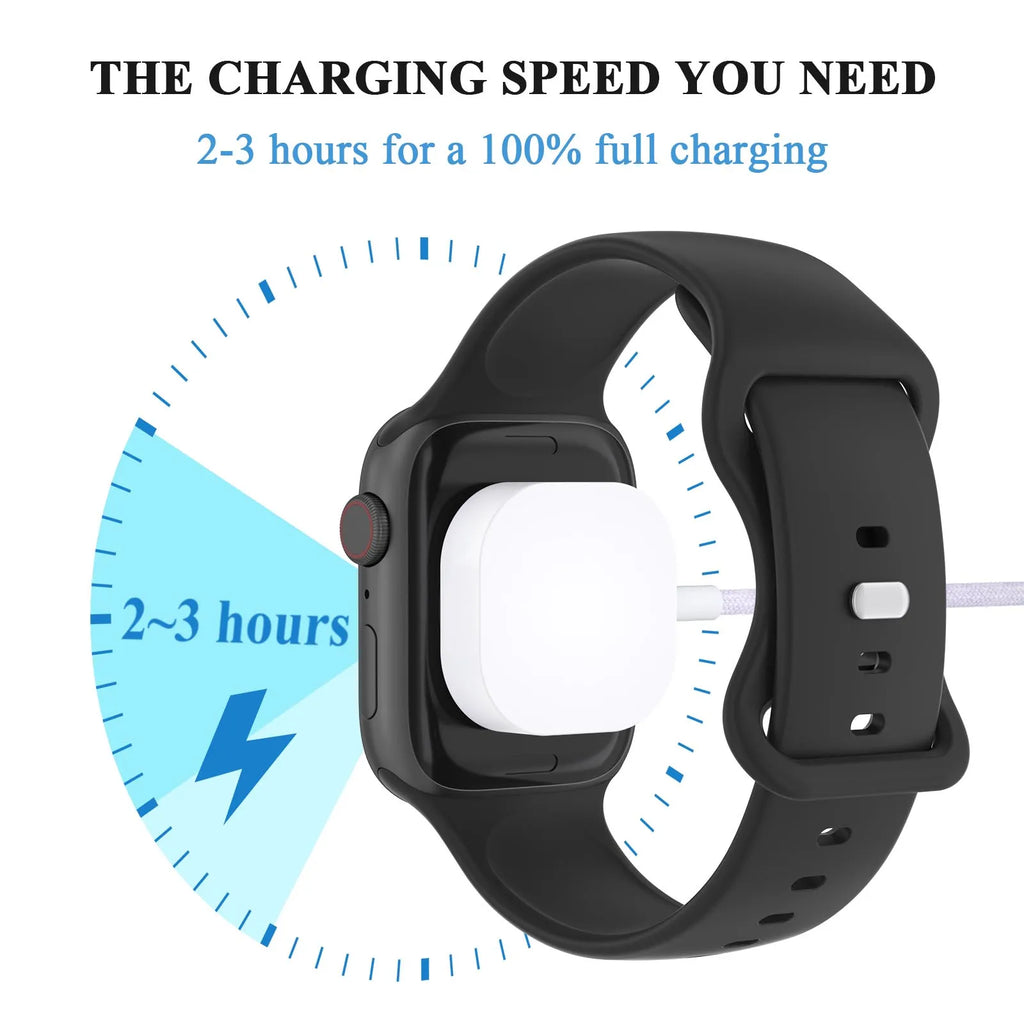 Câble de Charge Nylon USB-C NexWatch - Apple Watch Série 2 à 9 & Ultra