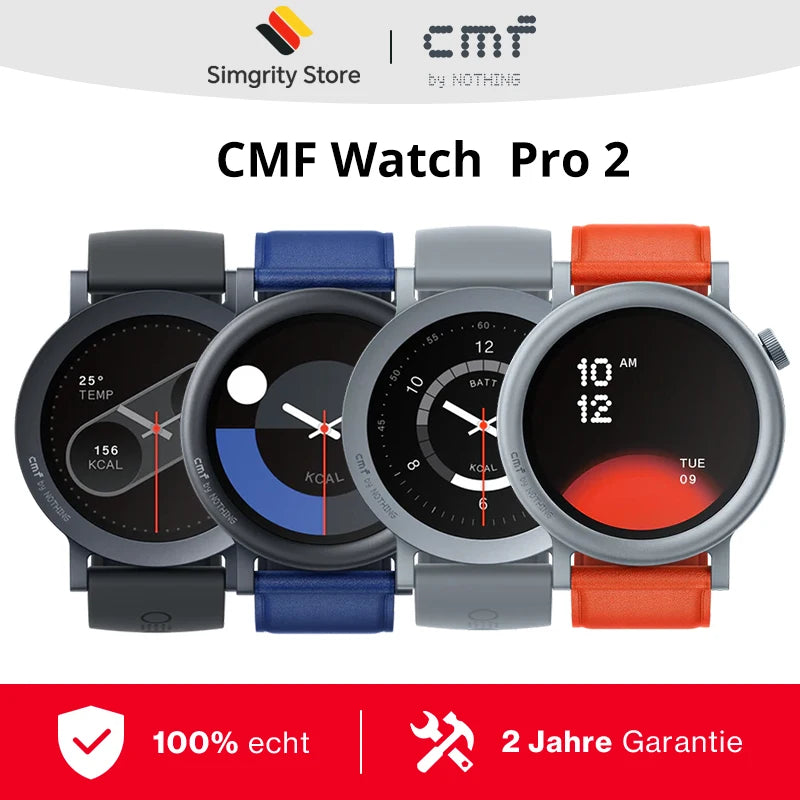 CMF Watch Pro 2 - Montre Connectée AMOLED 1,32" GPS Bluetooth 5.3