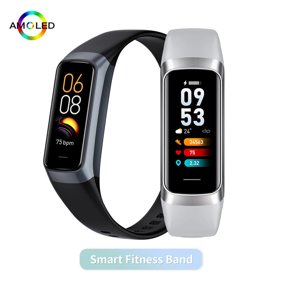 NexWatch C60 AMOLED - Montre Connectée Température Corporelle & Sport 3ATM