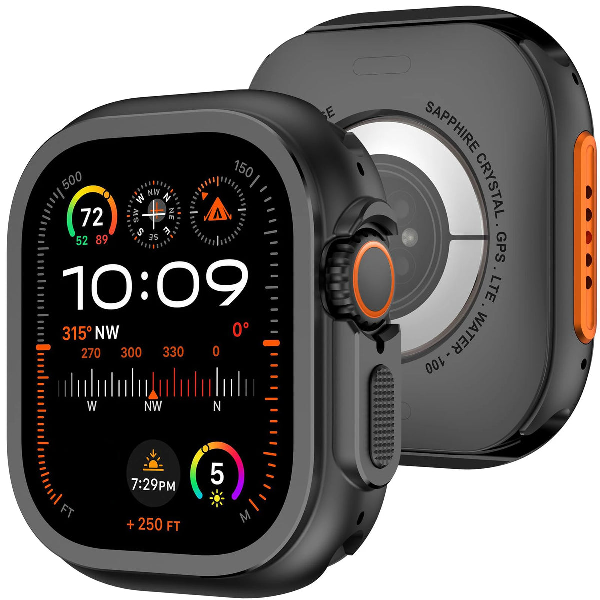 Coque Aluminium NexWatch - Apple Watch Ultra 49 mm & Série 6 à 11