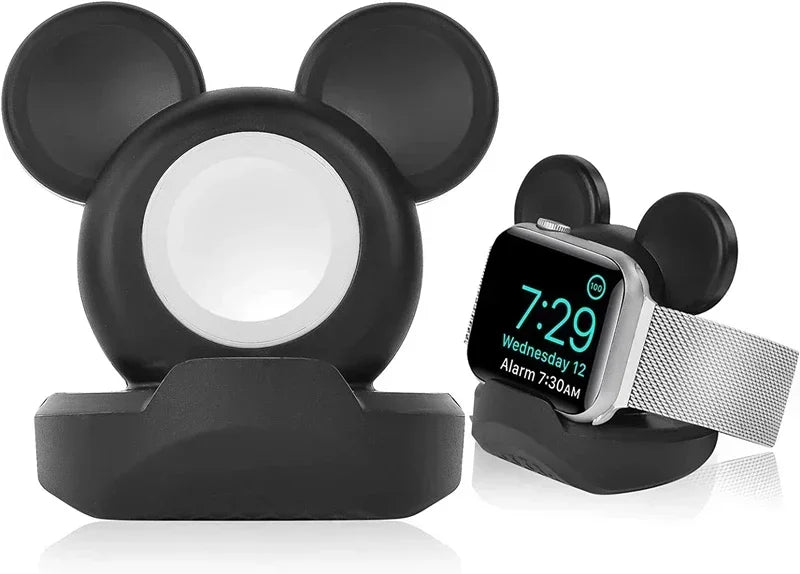 Station de Charge Silicone NexWatch - Apple Watch Série 2 à 10 & Ultra