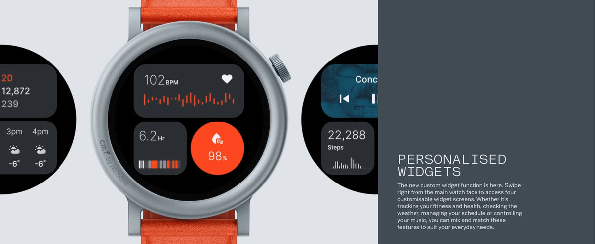 CMF Watch Pro 2 - Montre Connectée AMOLED 1,32" GPS Bluetooth 5.3