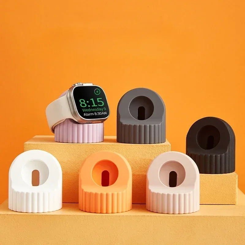 Support de Charge Silicone NexWatch - Apple Watch Série 2 à 11