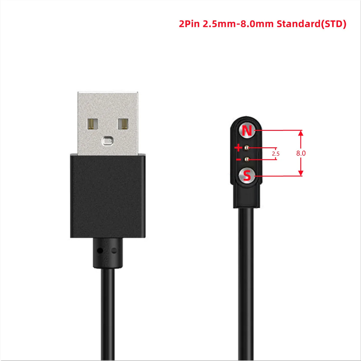 Câble de Charge Magnétique Universel NexWatch - 2 & 4 Broches