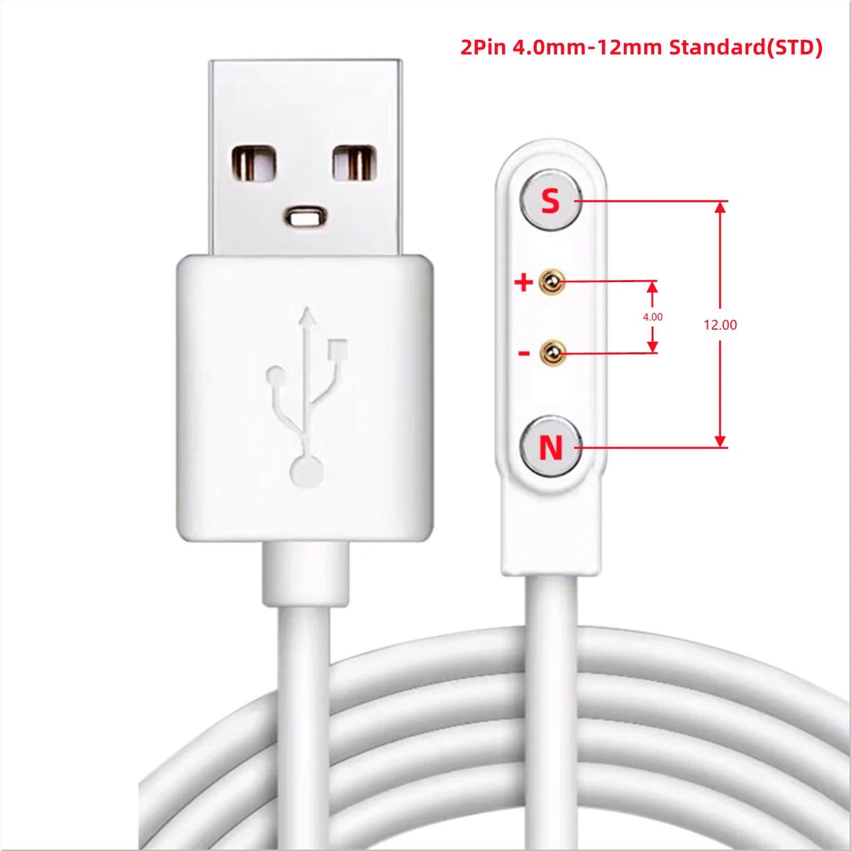 Câble de Charge Magnétique Universel NexWatch - 2 & 4 Broches