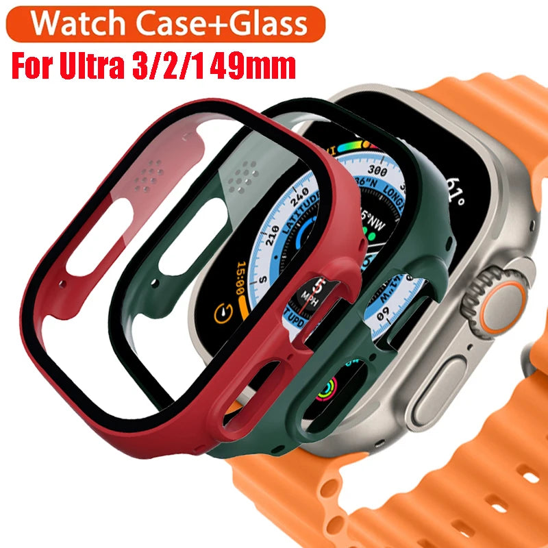 Coque + Verre Trempé NexWatch - Apple Watch 38 à 49 mm