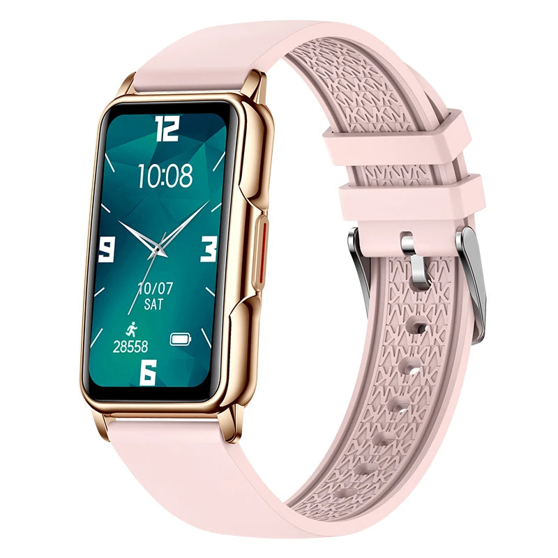 NexWatch Slim - Montre Connectée Ultra-Fine Étanche 20+ Modes Sport