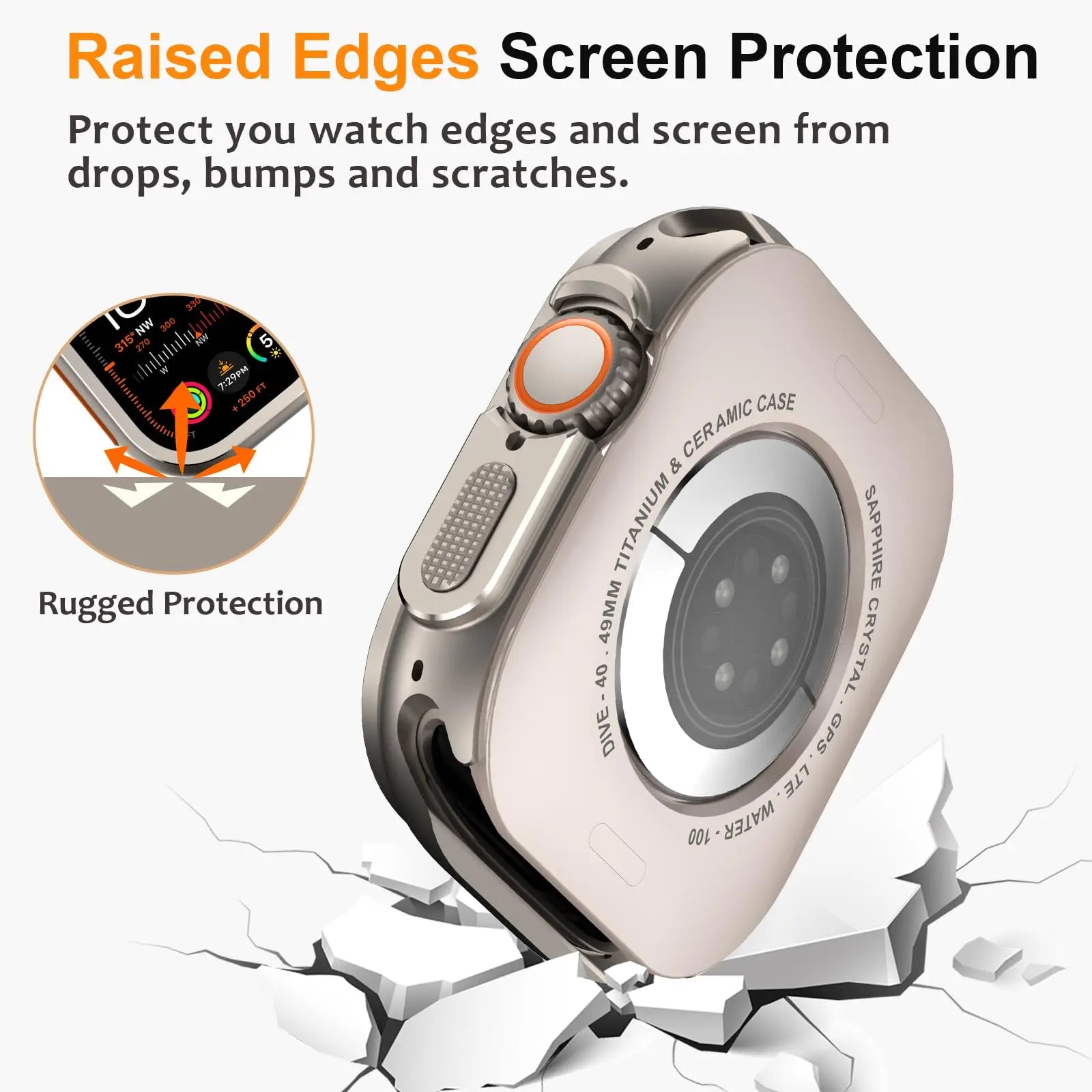 Coque Aluminium NexWatch - Apple Watch Ultra 49 mm & Série 6 à 11