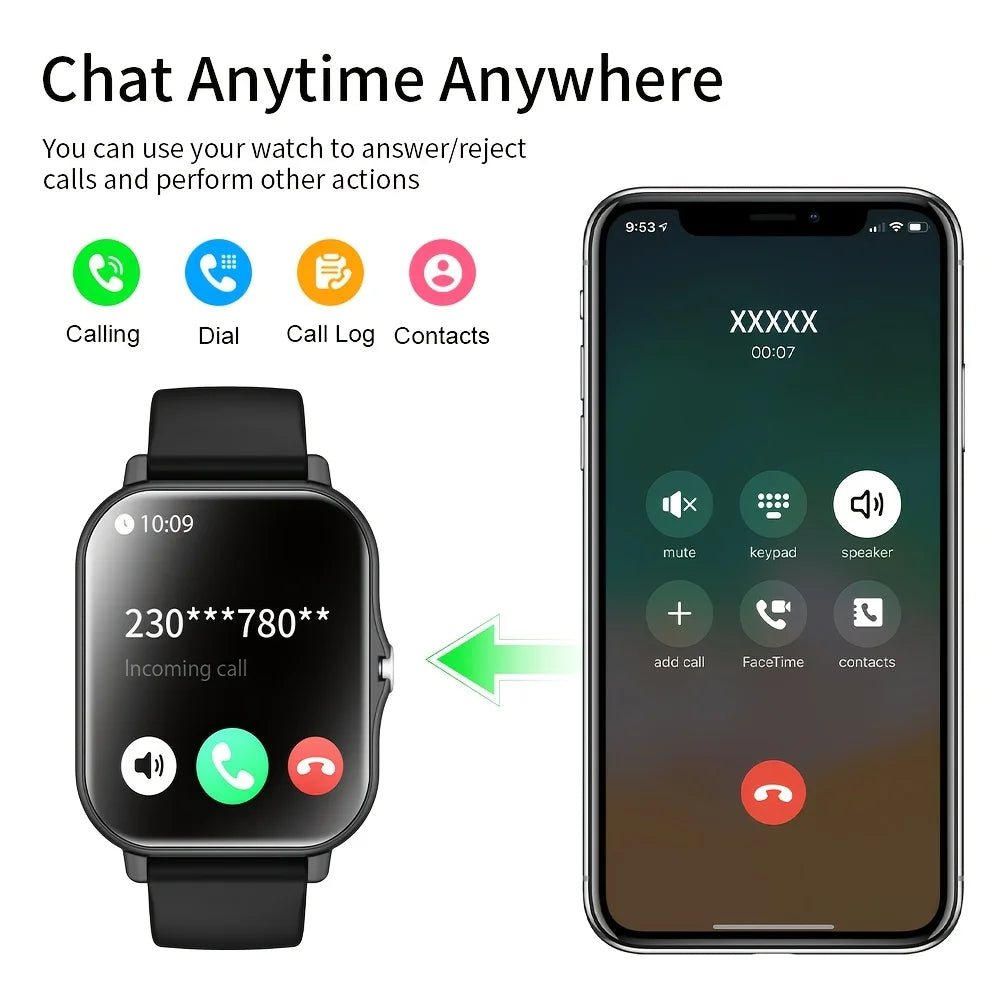 NexWatch Air - Montre Connectée 1,83" Appels Bluetooth & Podomètre