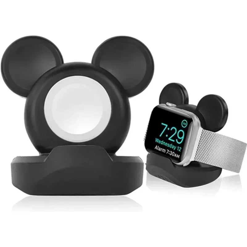 Station de Charge Silicone NexWatch - Apple Watch Série 2 à 10 & Ultra