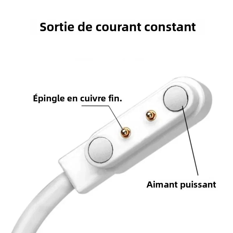Câble de Charge Magnétique Universel NexWatch - 2 & 4 Broches