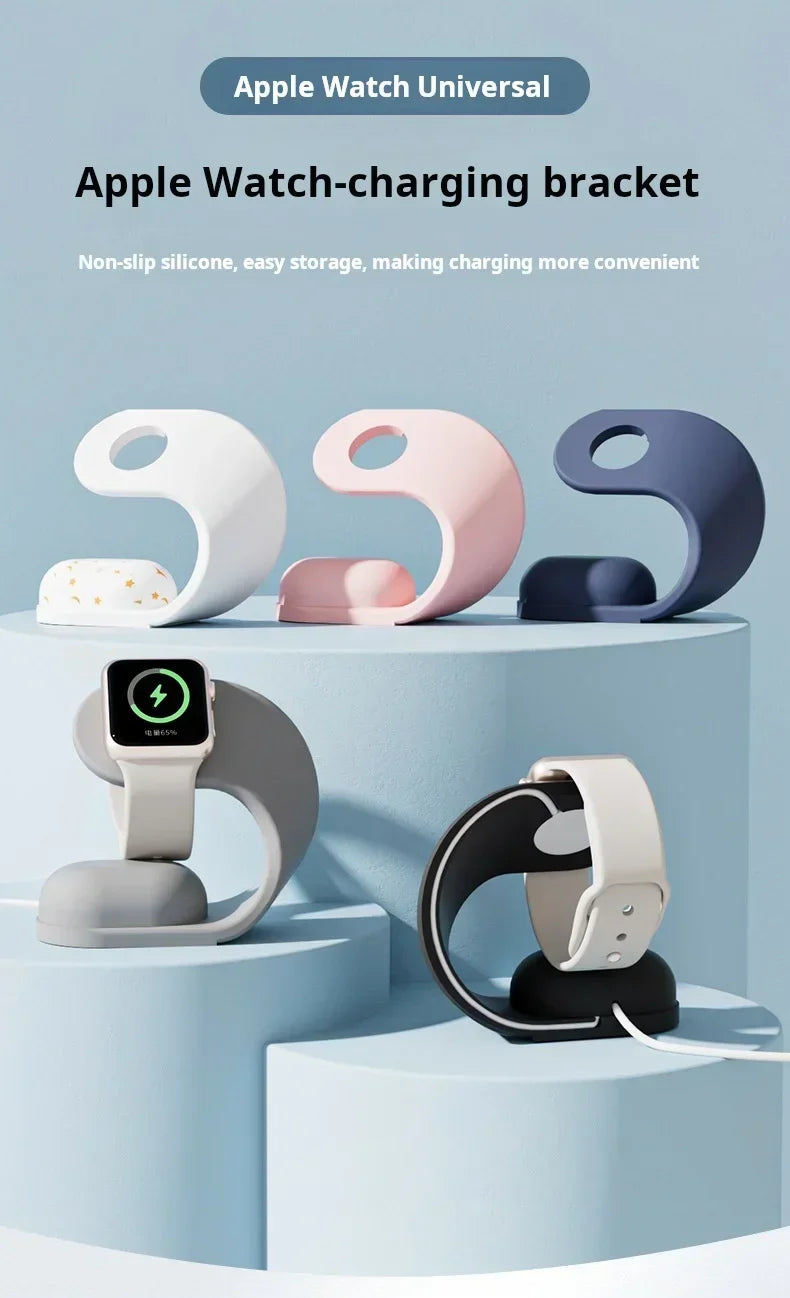 Dock de Charge Silicone NexWatch - Apple Watch 38 à 49 mm & Ultra