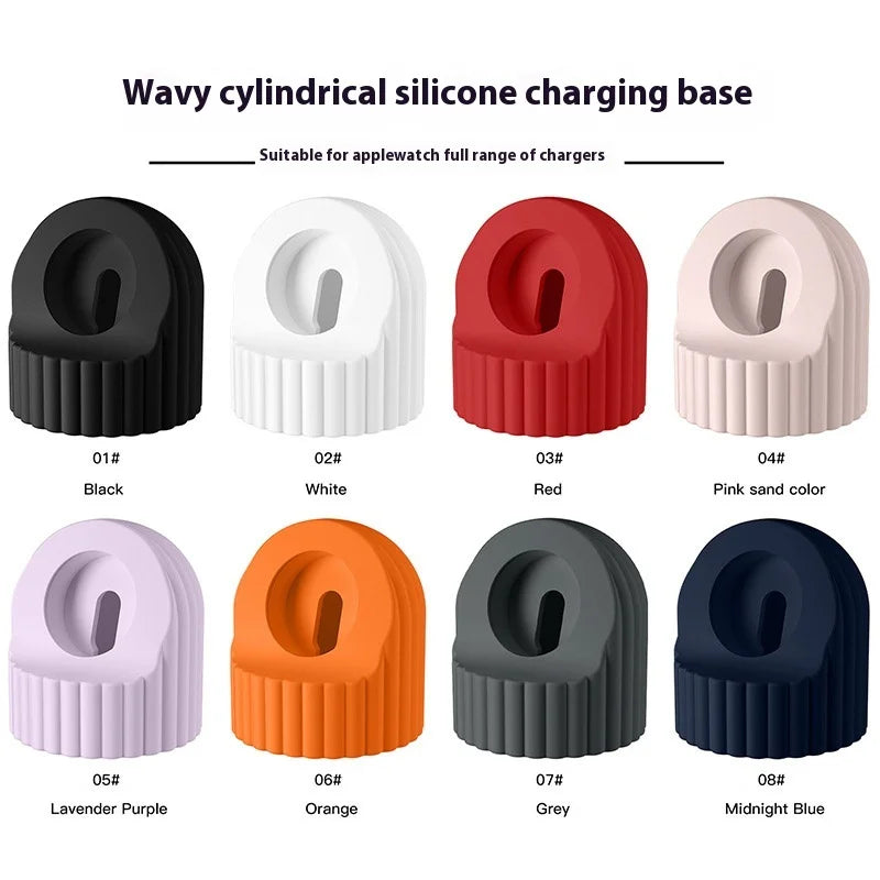 Support de Charge Silicone NexWatch - Apple Watch Série 2 à 11