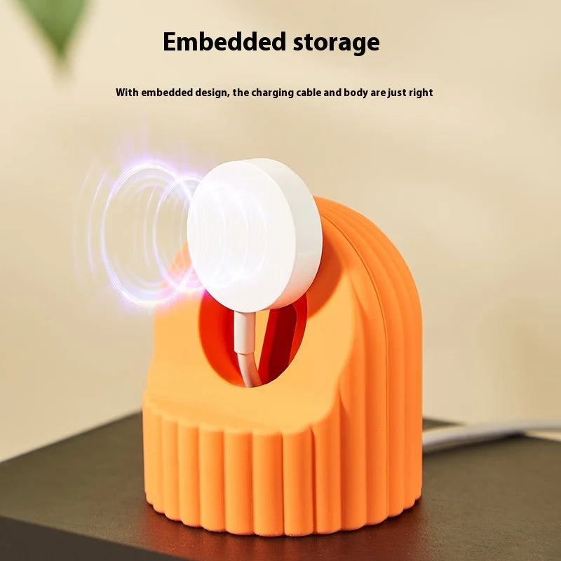 Support de Charge Silicone NexWatch - Apple Watch Série 2 à 11
