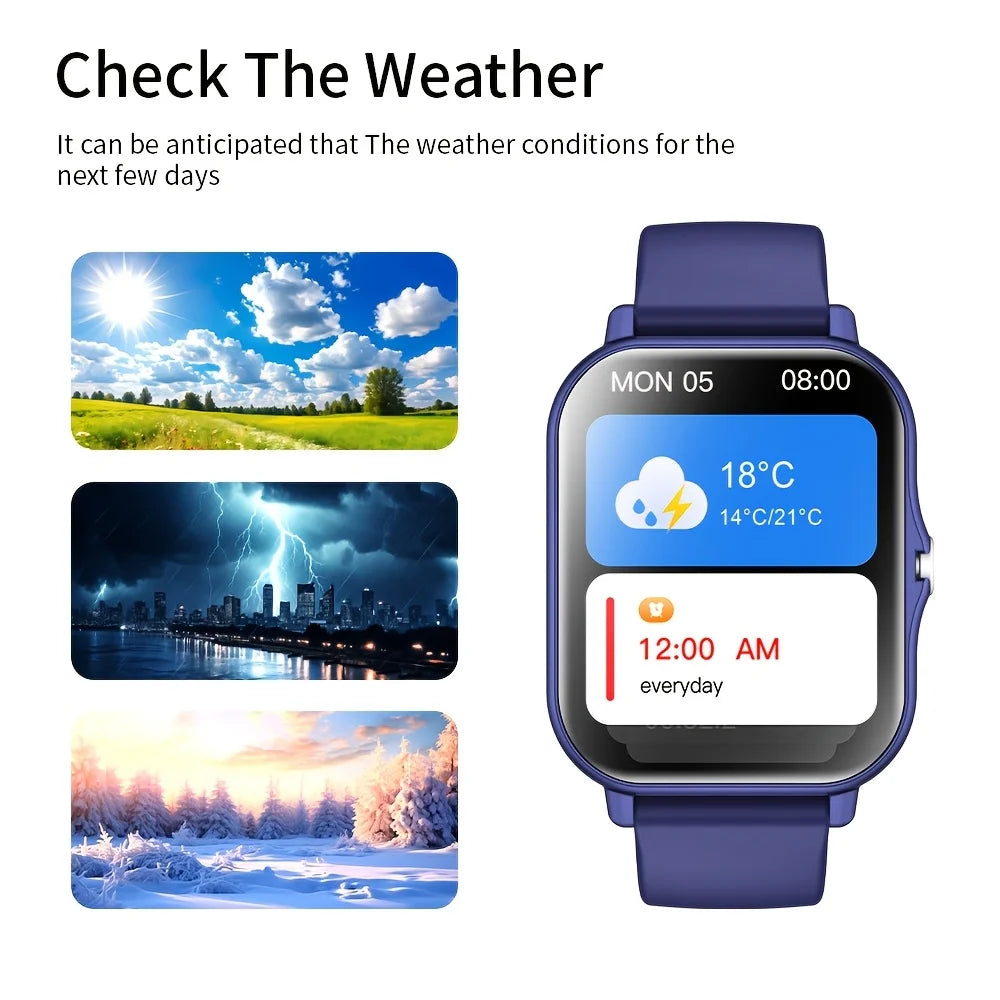 NexWatch Air - Montre Connectée 1,83" Appels Bluetooth & Podomètre