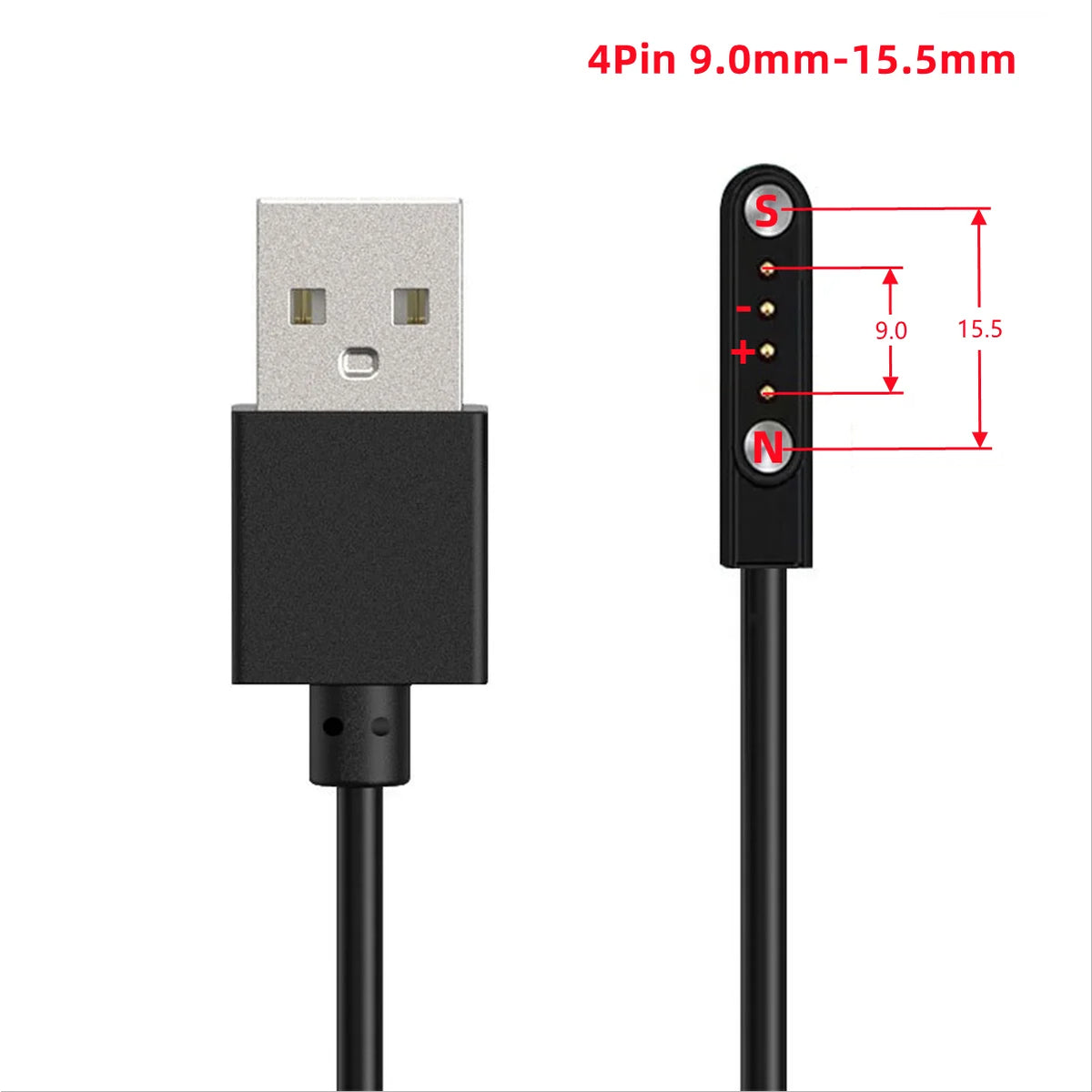 Câble de Charge Magnétique Universel NexWatch - 2 & 4 Broches