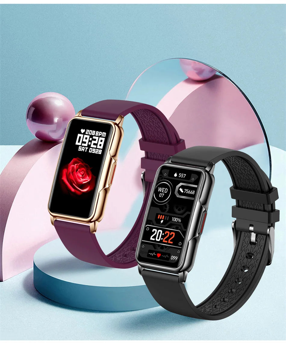 NexWatch Slim - Montre Connectée Ultra-Fine Étanche 20+ Modes Sport