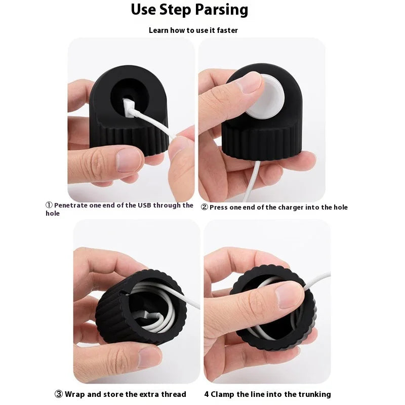 Support de Charge Silicone NexWatch - Apple Watch Série 2 à 11