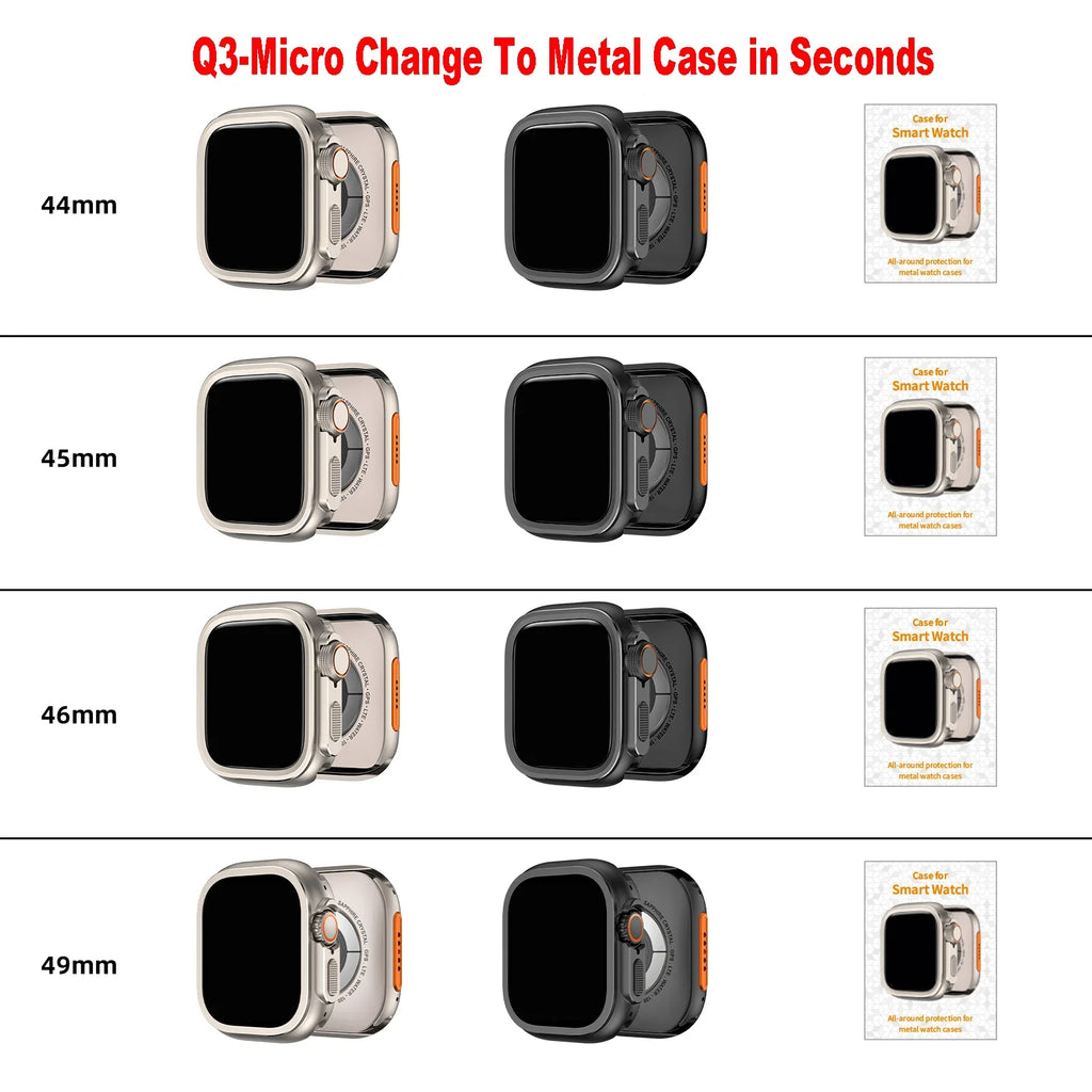 Coque Aluminium NexWatch - Apple Watch Ultra 49 mm & Série 6 à 11