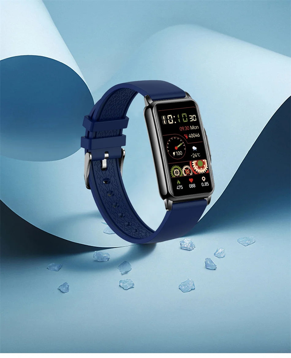 NexWatch Slim - Montre Connectée Ultra-Fine Étanche 20+ Modes Sport