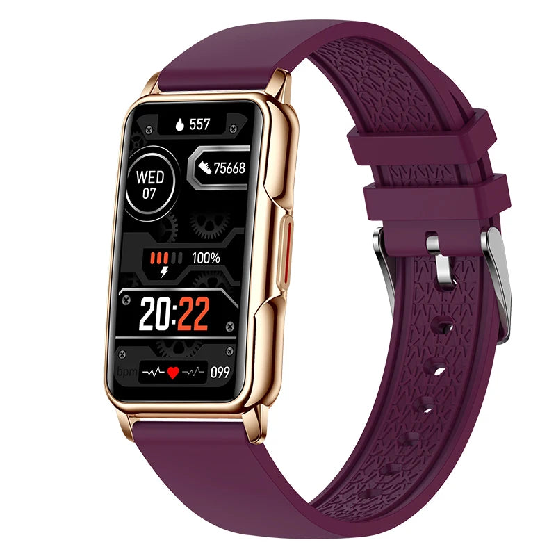 NexWatch Slim - Montre Connectée Ultra-Fine Étanche 20+ Modes Sport