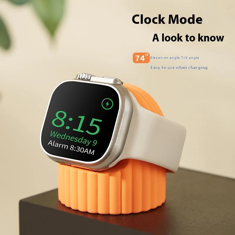 Support de Charge Silicone NexWatch - Apple Watch Série 2 à 11