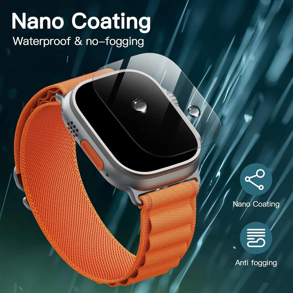 Verre Trempé NexWatch avec Outil de Pose - Apple Watch Ultra 1/2/3 49 mm