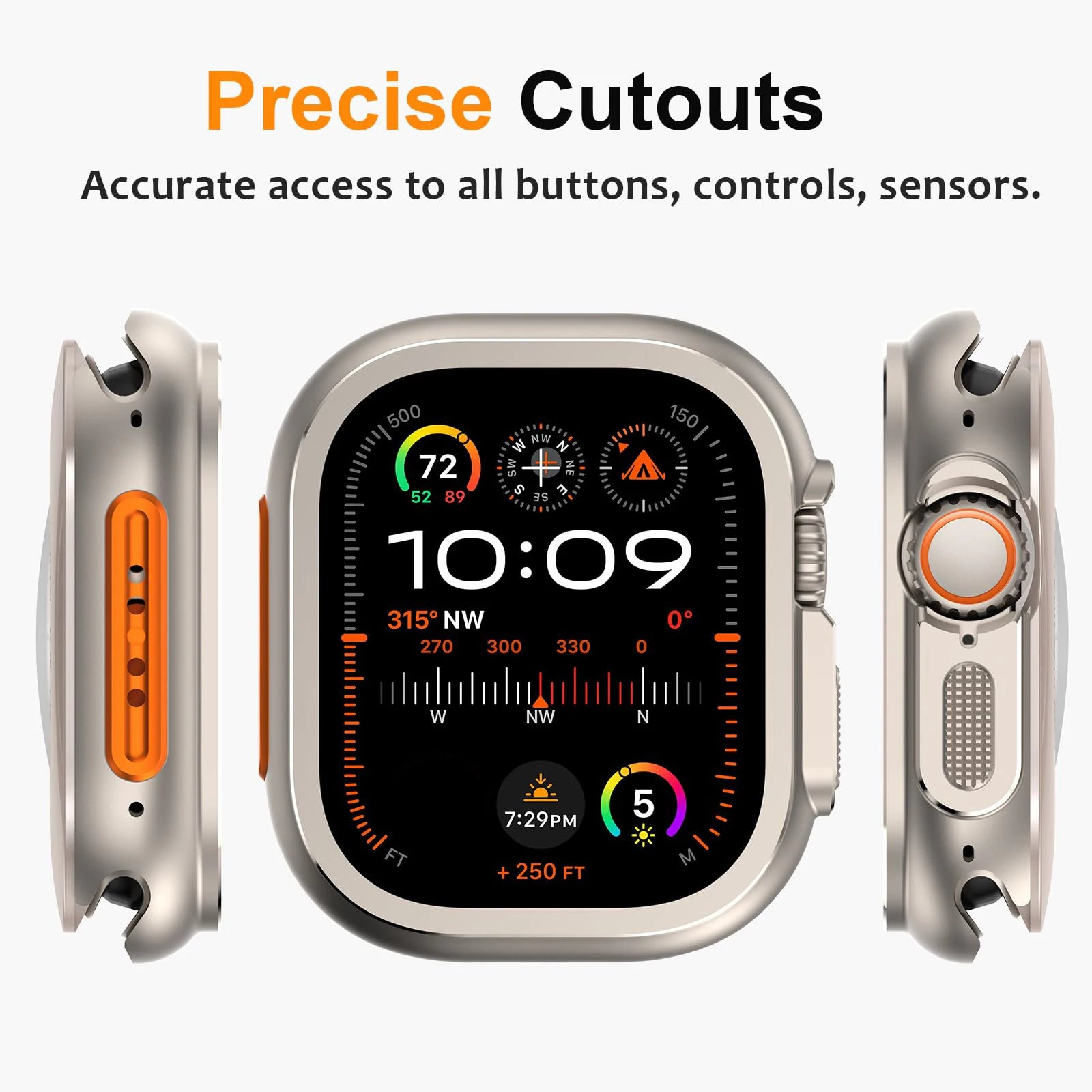 Coque Aluminium NexWatch - Apple Watch Ultra 49 mm & Série 6 à 11