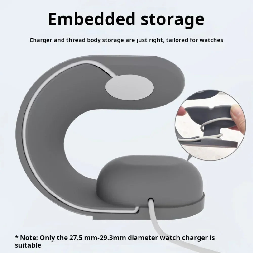 Dock de Charge Silicone NexWatch - Apple Watch 38 à 49 mm & Ultra