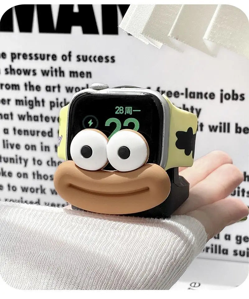 Support de Charge Silicone NexWatch - Mode Chevet Apple Watch