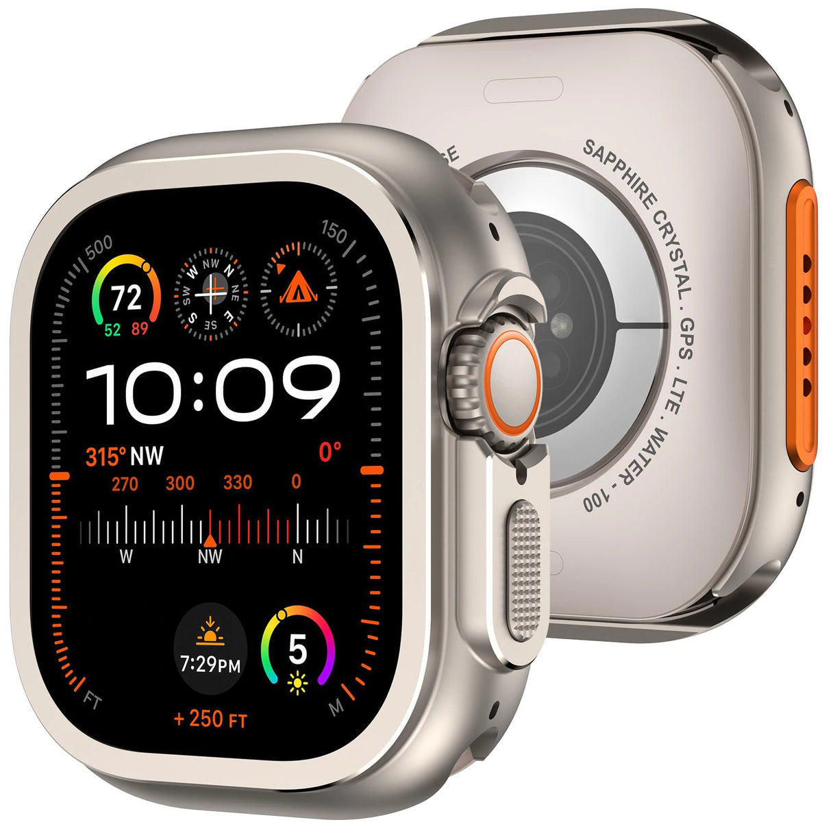 Coque Aluminium NexWatch - Apple Watch Ultra 49 mm & Série 6 à 11