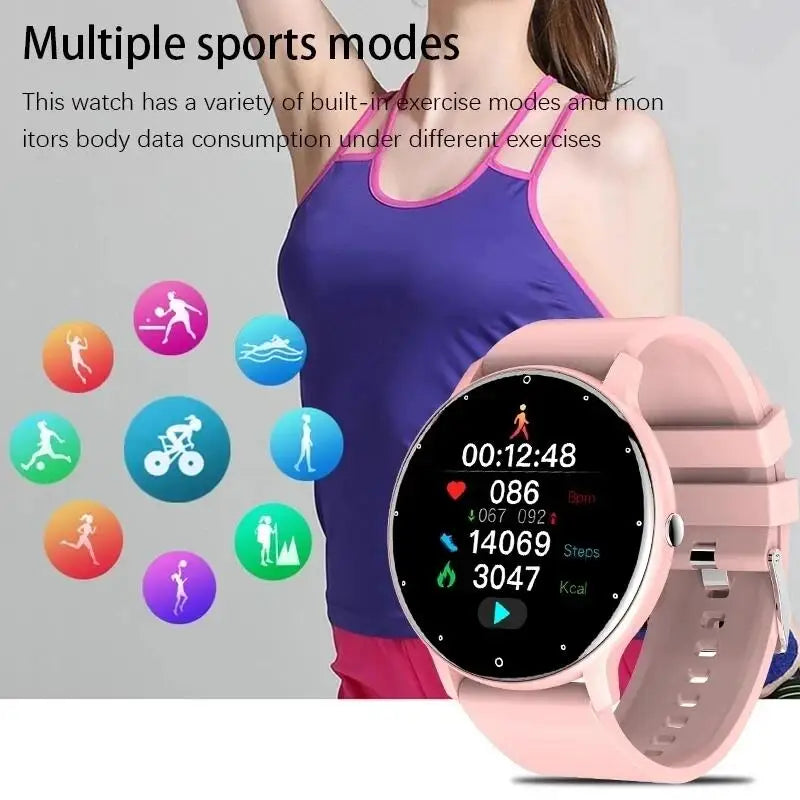 NexWatch LIGE Sport - Montre Connectée Femme Étanche avec Météo en Temps Réel