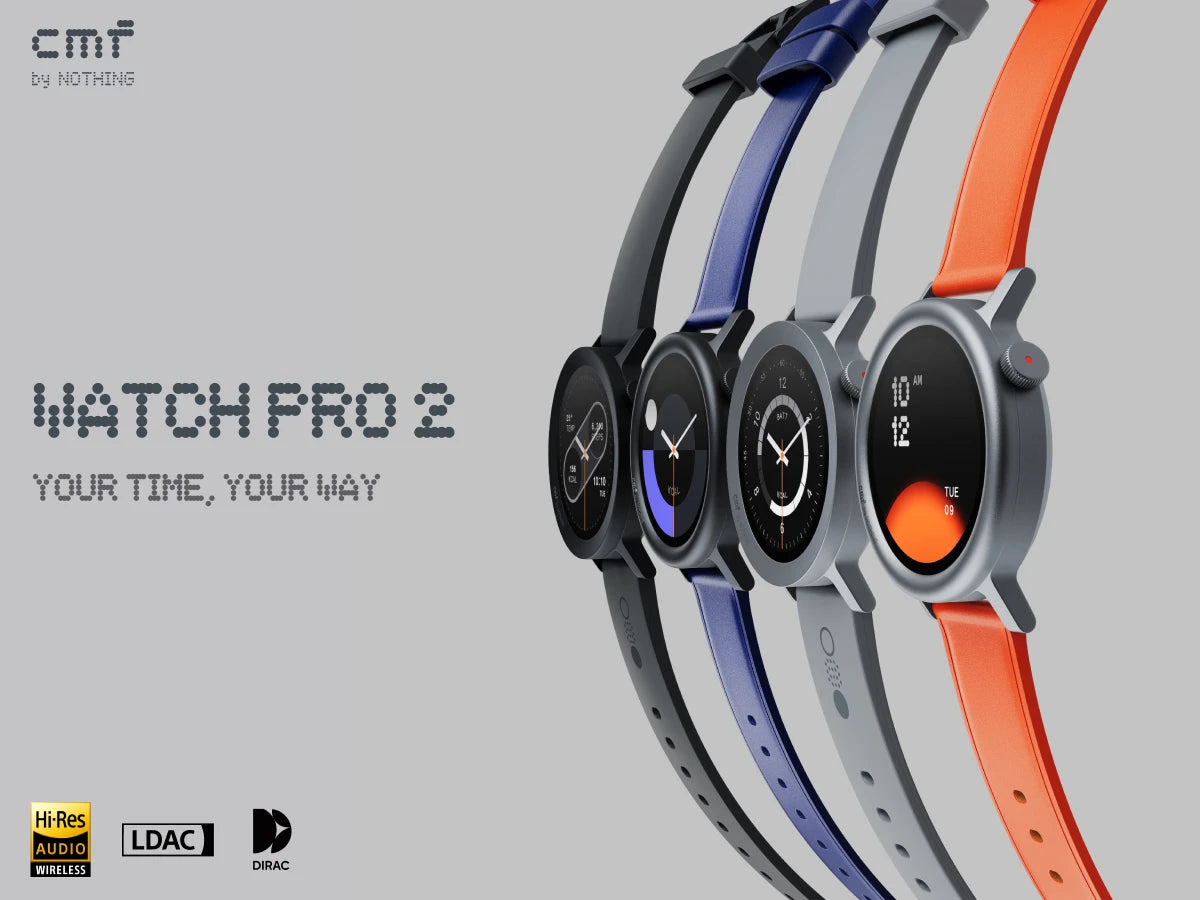 CMF Watch Pro 2 - Montre Connectée AMOLED 1,32" GPS Bluetooth 5.3